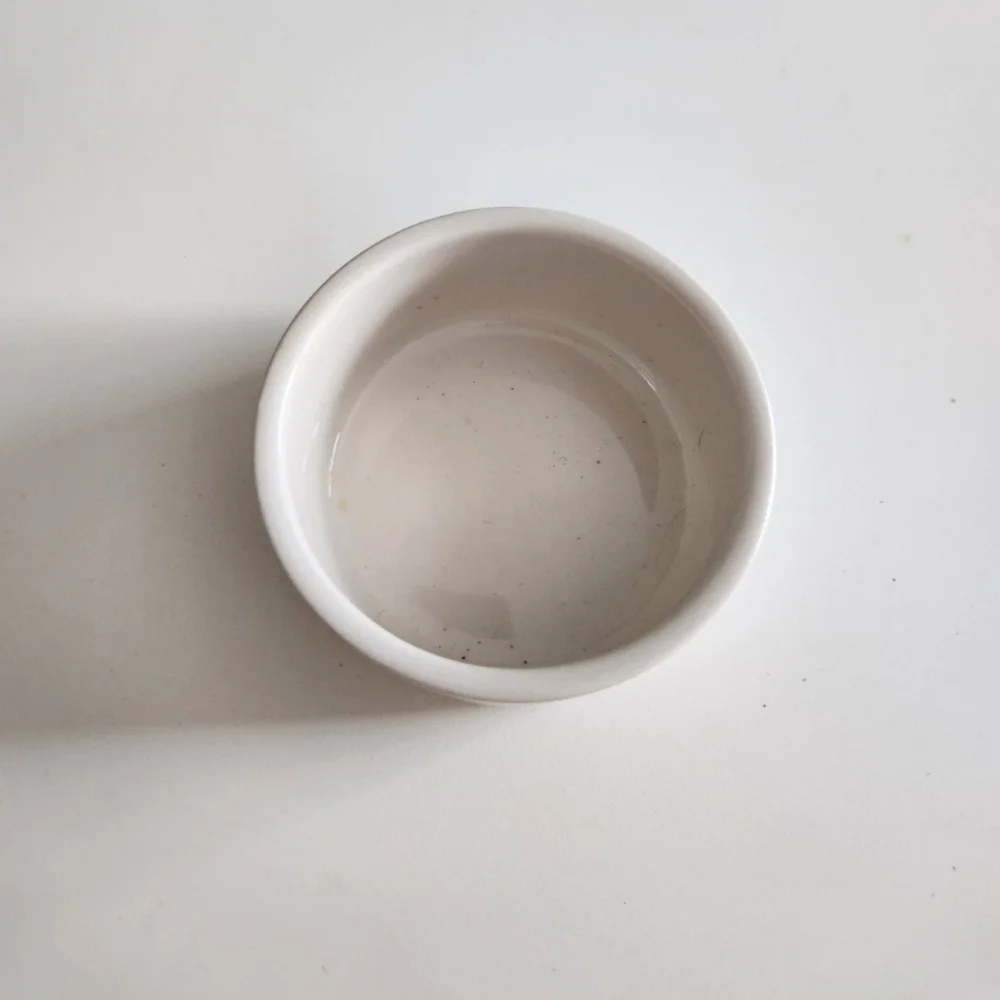 Small Animal Ceramic Feeding Bowl 1.75in high x 3in. Wide